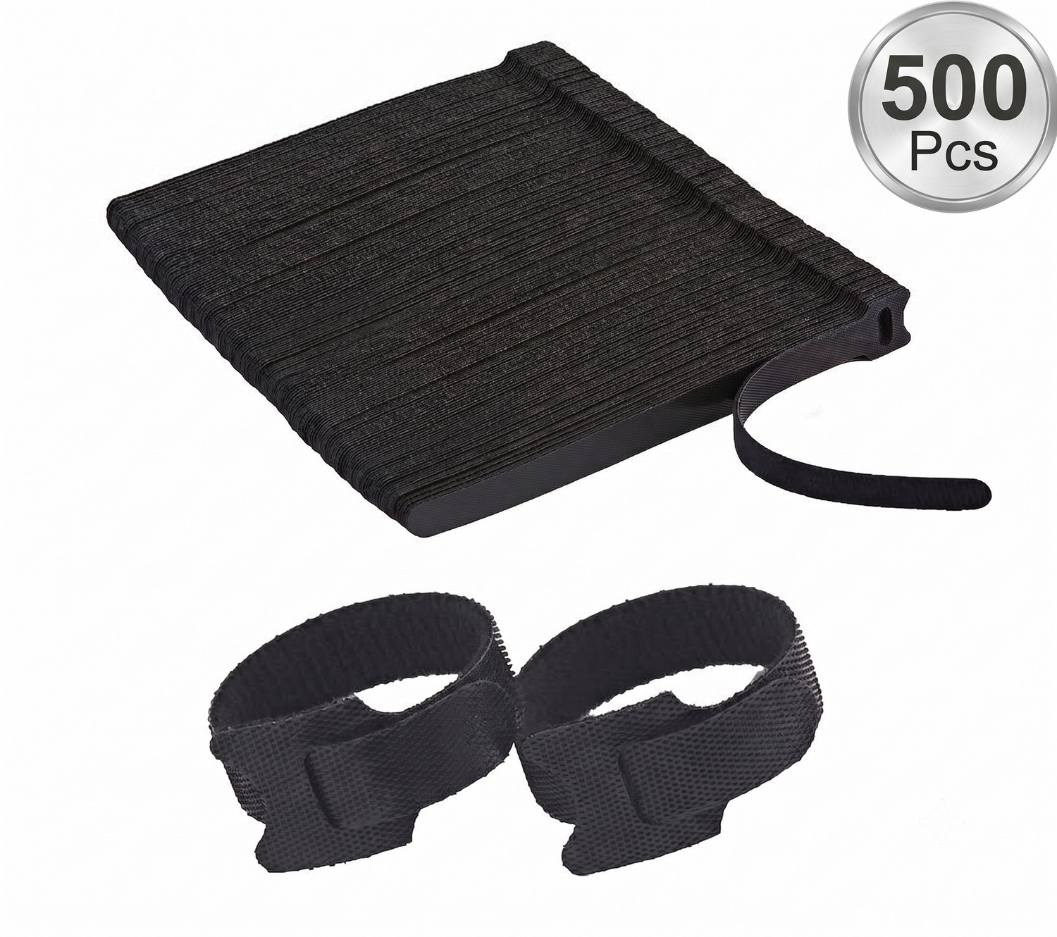 Image of Inovera Cable Organizer Hook & Loop Tape - Wire /Cord Holder Management Strap Nylon Hook & Loop Cable Tie