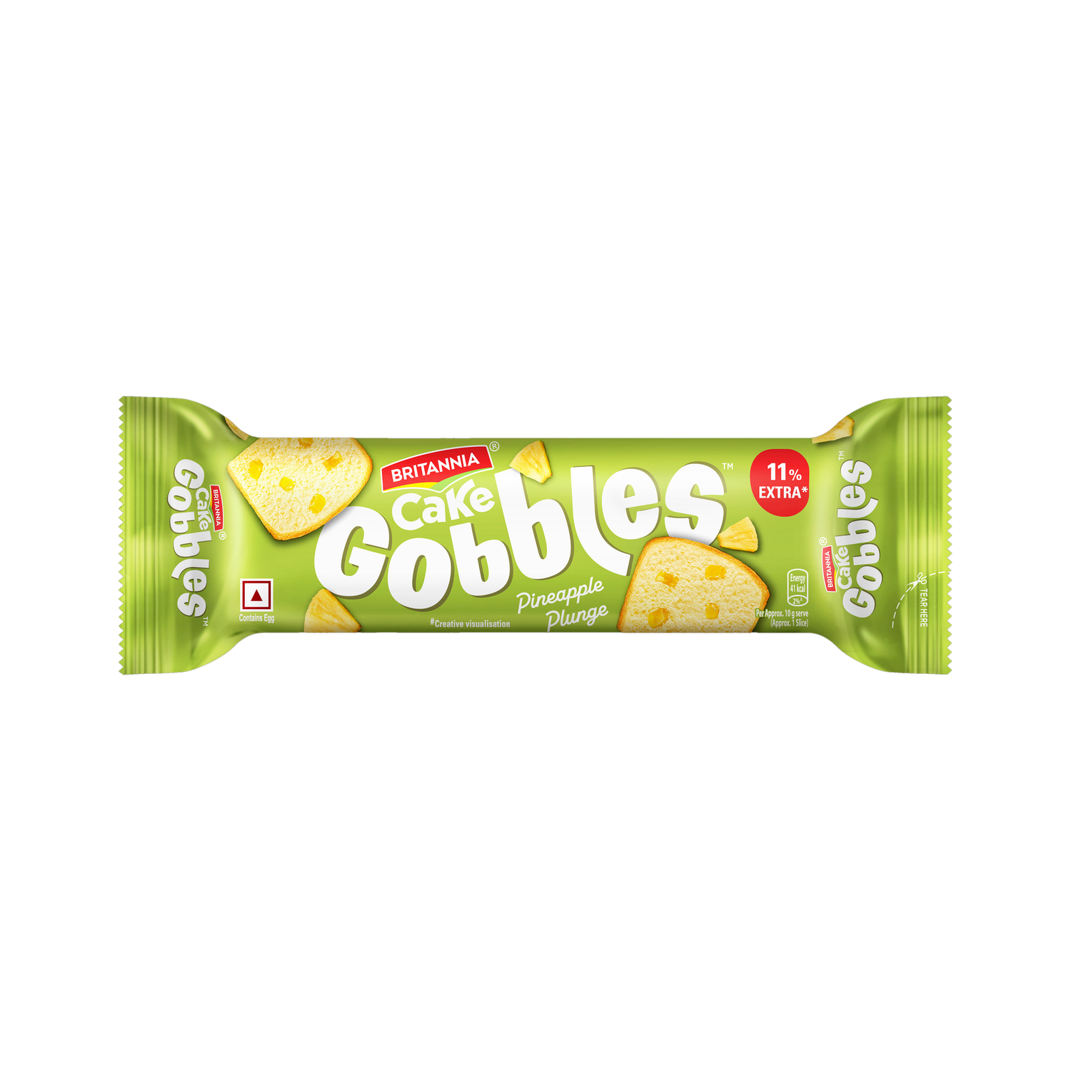 BRITANNIA Gobbles Pineapple Plunge Cake