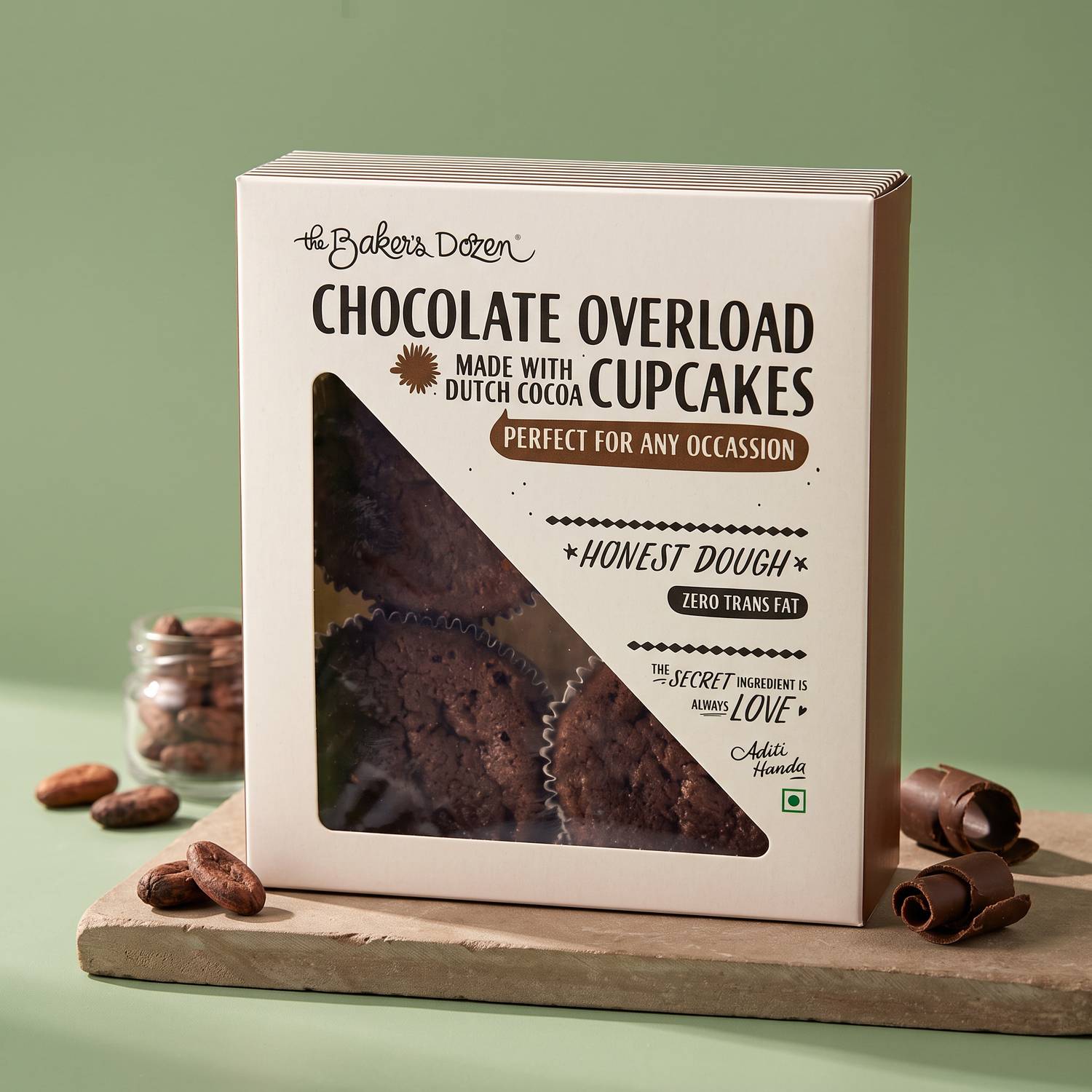 The Baker's Dozen Choco Chip Muffins With Dark Chocolate Chips | No Palm Oil | Chocolate Muffin