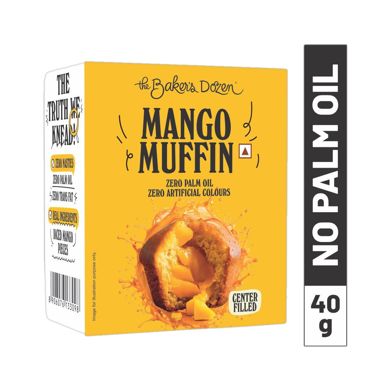The Baker's Dozen Mango Muffin - Centre Filled Mango Muffin