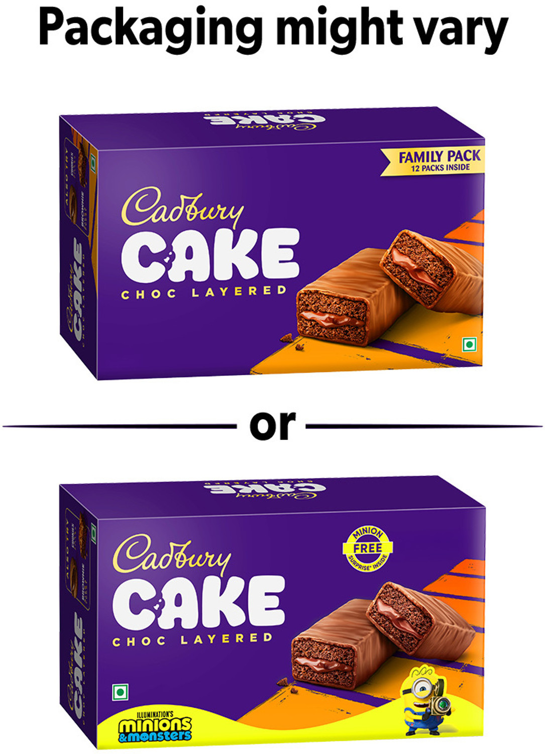 Image of Cadbury ChocLayered chocolate Cake
