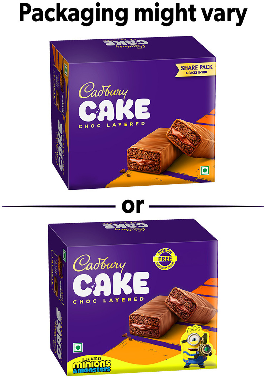 Image of Cadbury ChocLayered Chocolate Cake