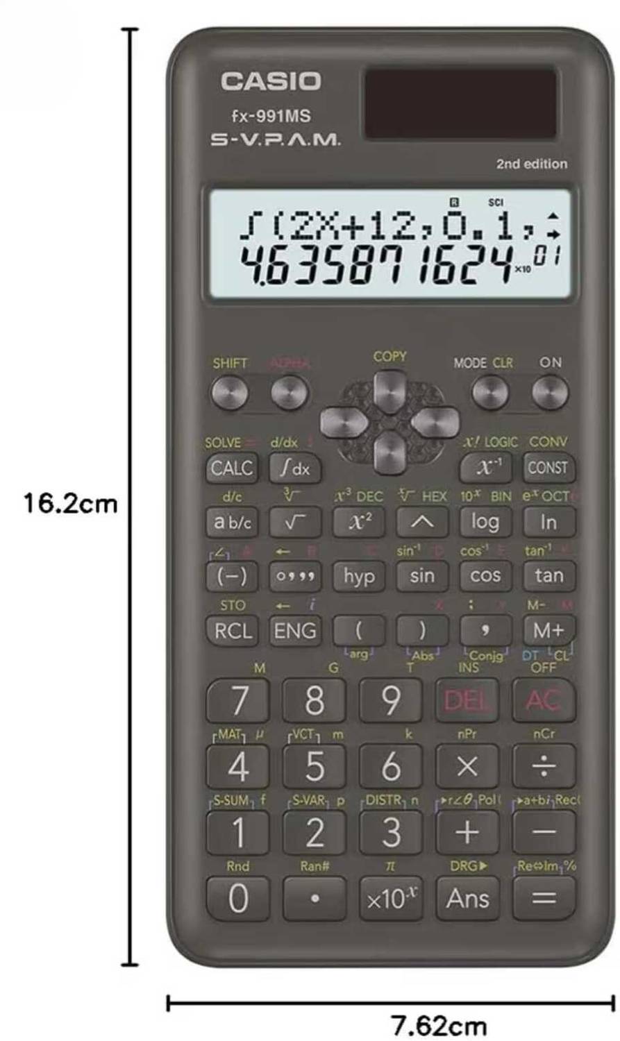 AZMART Scientific Calculator fx-991ms 12 digits - Image 2