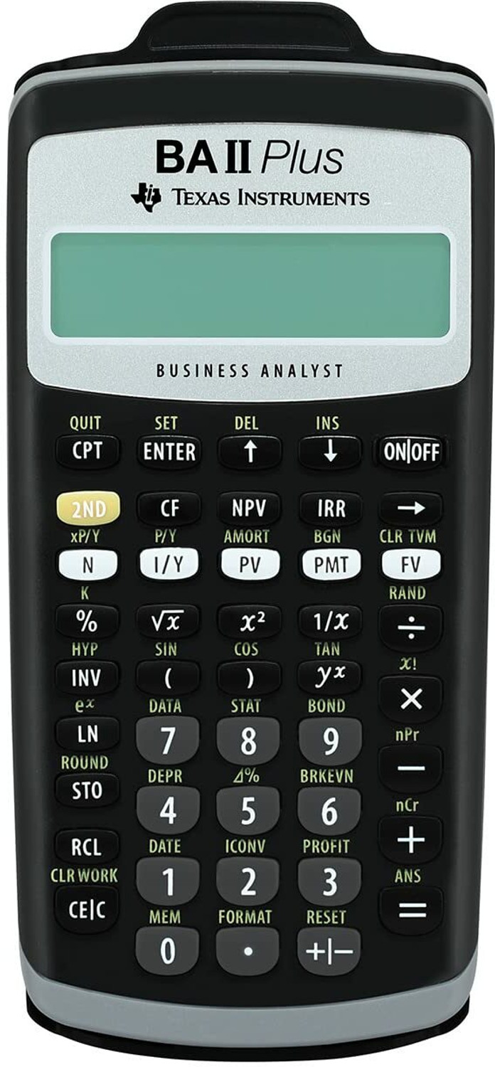 Image of TEXAS INSTRUMENTS BA-II Plus Advance Advance Financial Calculator