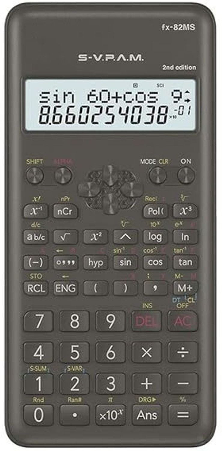 Image of Lumevo FX82MS-2G-001 FX-82MS 2nd Gen Scientific Calculator Scientific Calculator