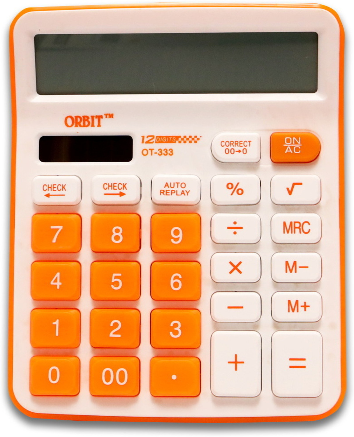 Image of Adoere OT-333: Stylish 12-Digit Calculator with Large Display and Responsive Keys OT-333C Basic Calculator