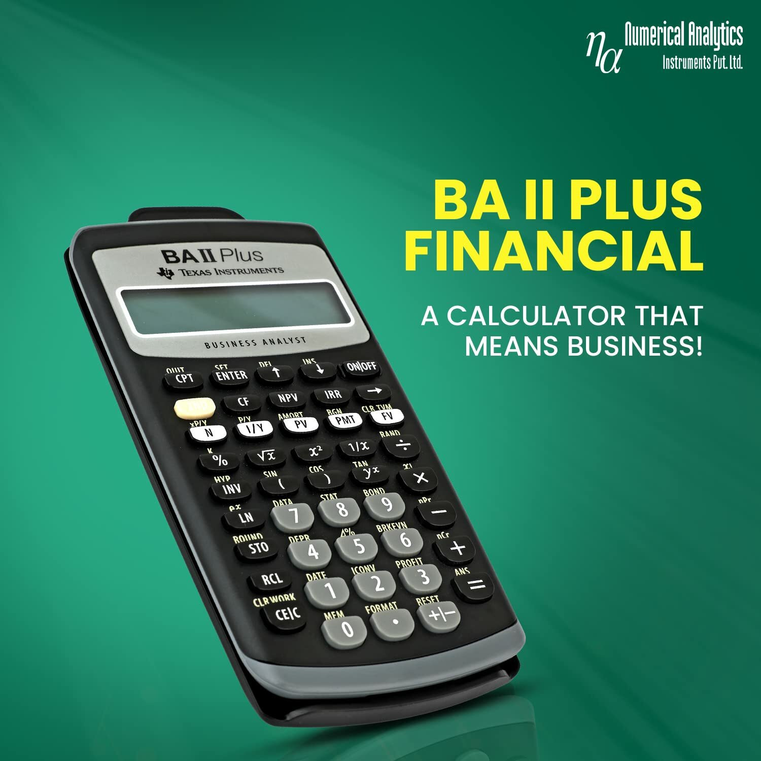 Image of TEXAS INSTRUMENTS BA-II Plus Advance Advance Financial Calculator