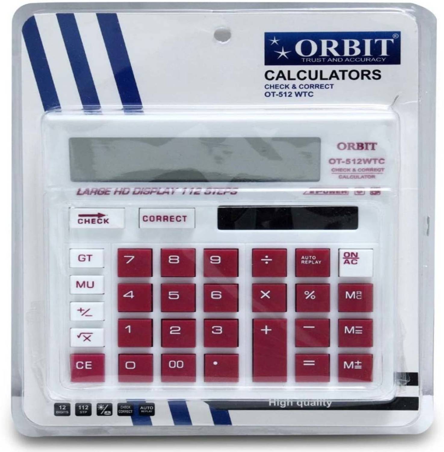 ajtraderss Orbit OT-512 WTC Colorful Basic Calculators Orbit OT-512 WTC Colorful Basic Calculators Basic Calculator