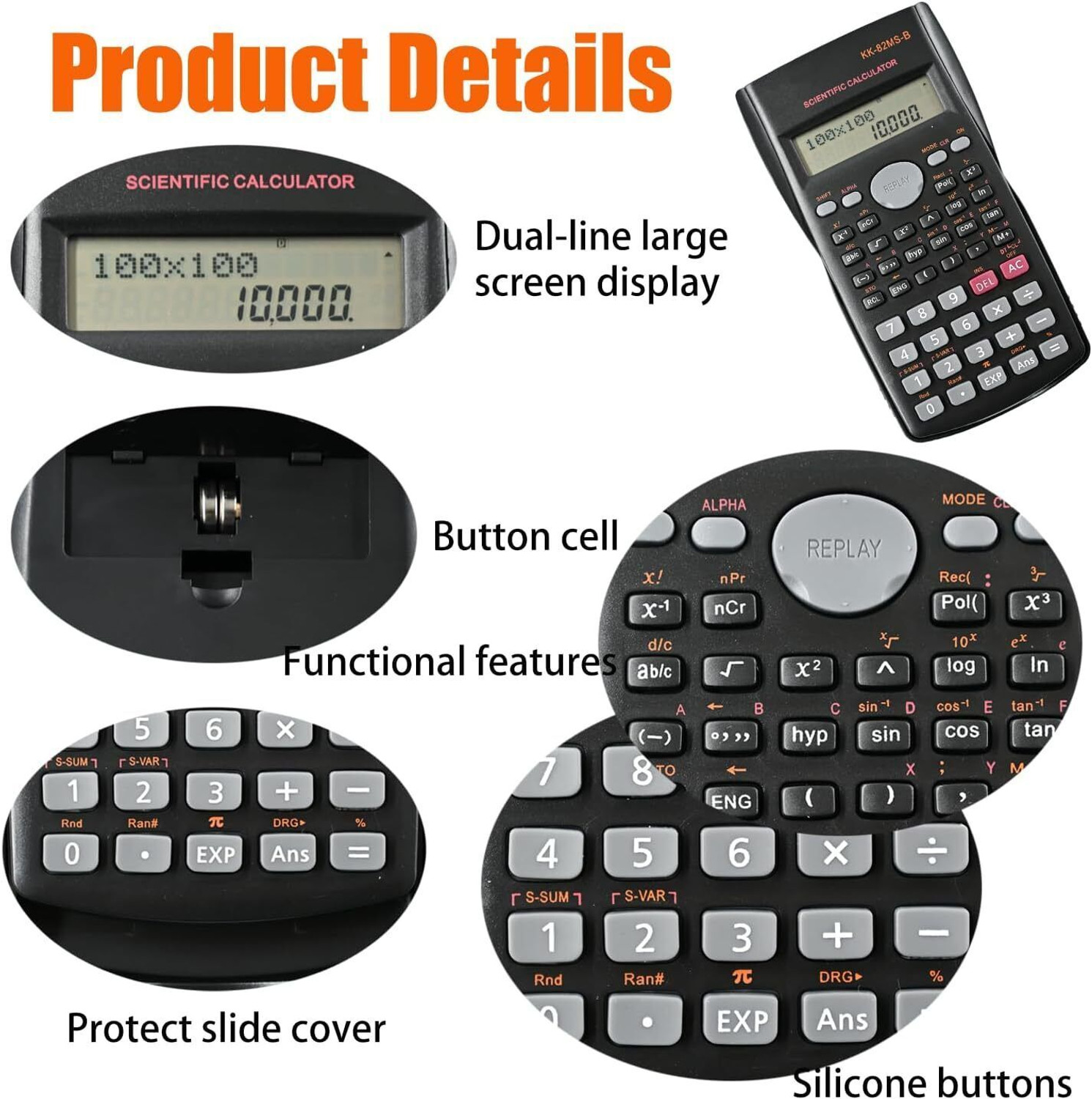 Image of GRABITOZ SR0001 Scientific Calculator Scientific Calculator