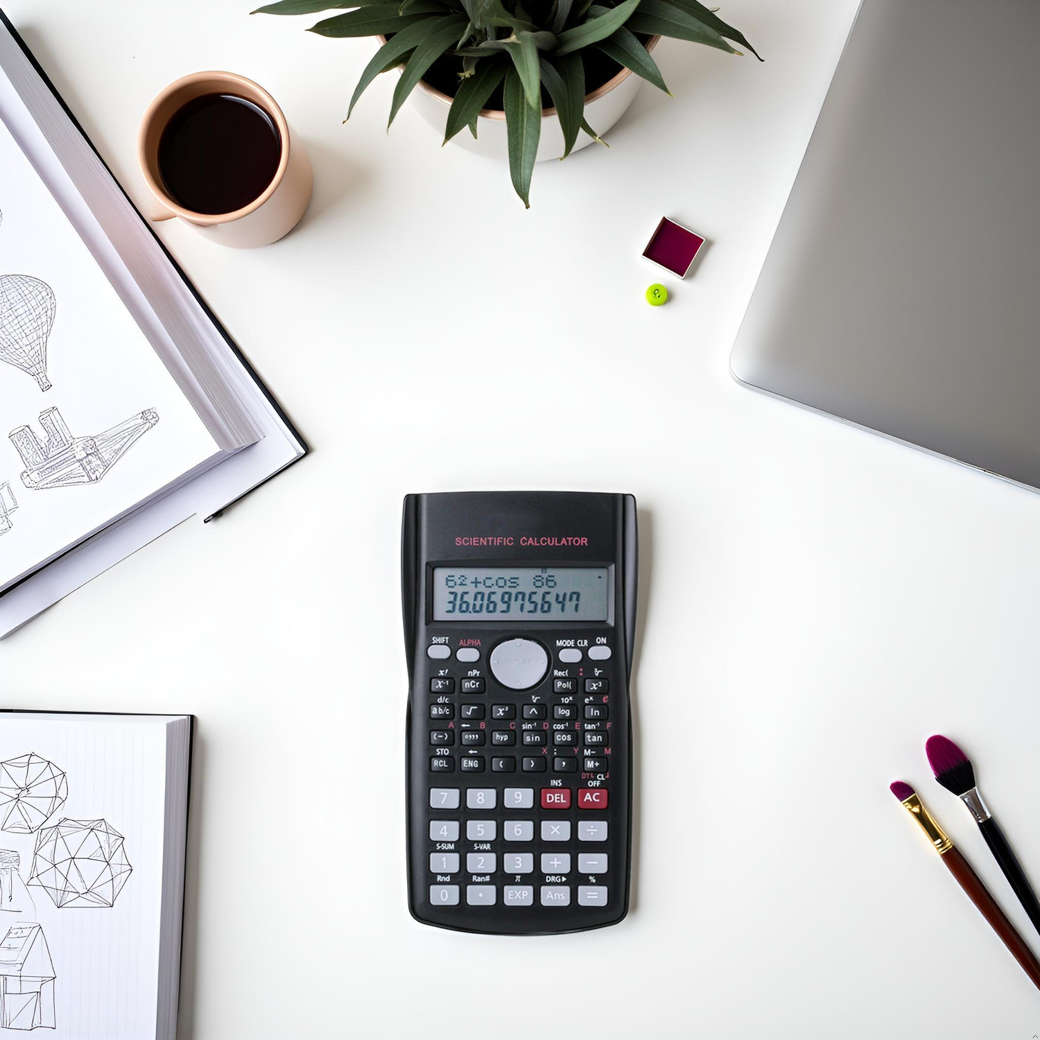 Image of SR Exim Scientific Calculator Scientific & Student Calculator KK-82MS-D (12 Digit) 1 Scientific Calculator