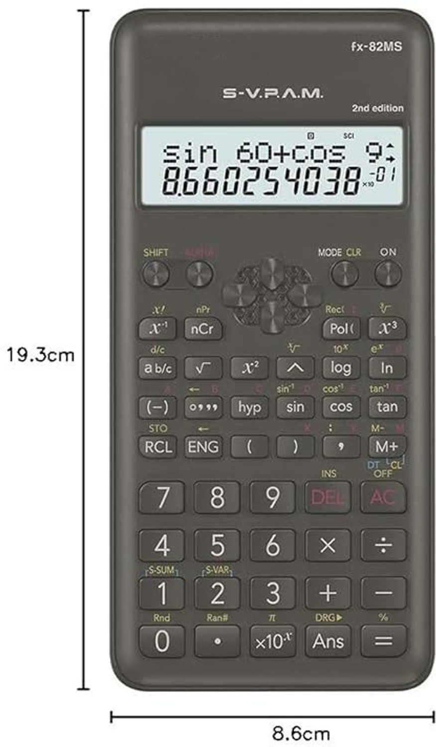 Image of Lumevo FX82MS-2G-001 FX-82MS 2nd Gen Scientific Calculator Scientific Calculator