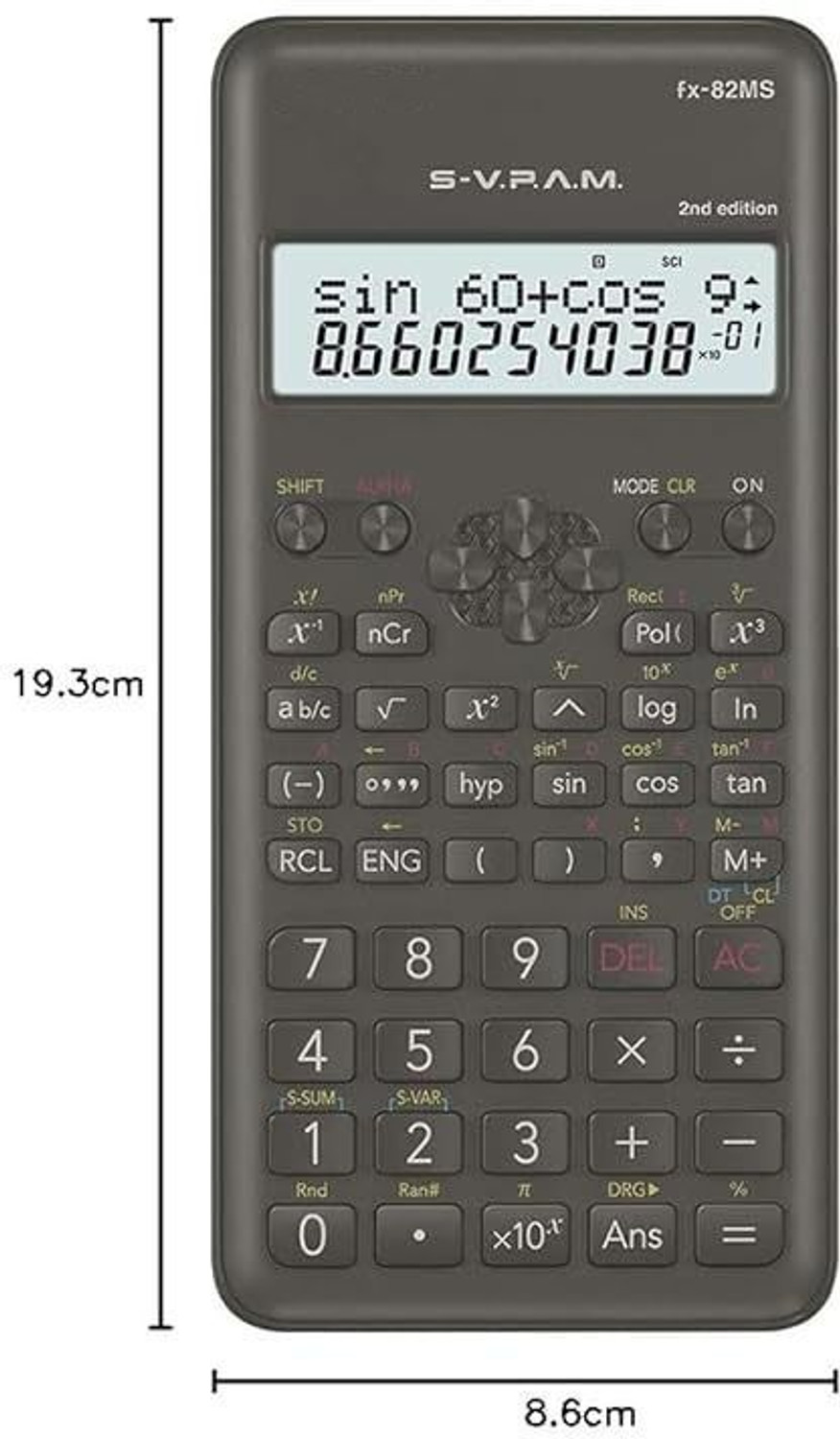 Image of Lumevo FX82MS-2G-E01 FX-82MS 2nd Gen Scientific Calculator Scientific Calculator