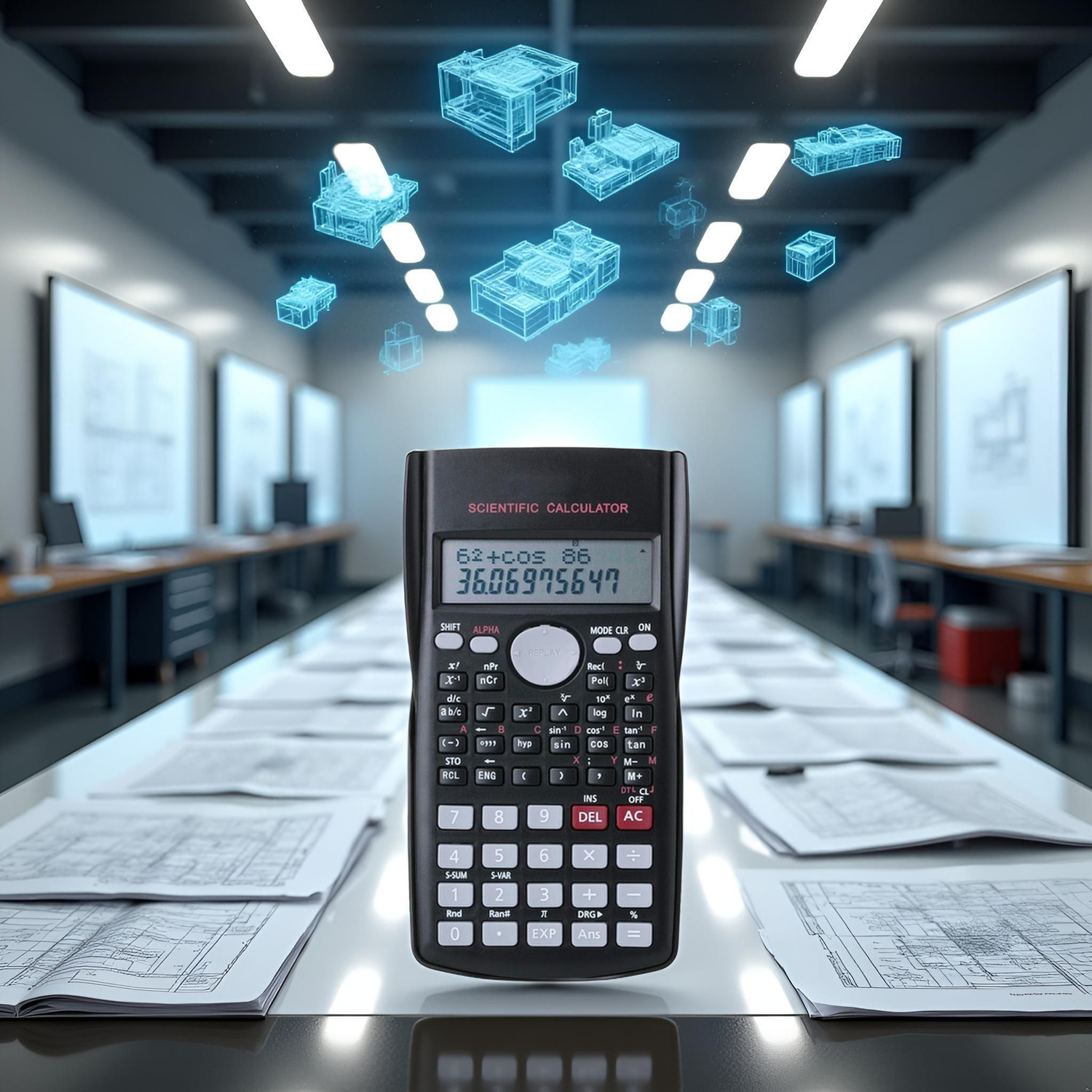 Image of GRABITOZ SR0001 Scientific Calculator Scientific Calculator