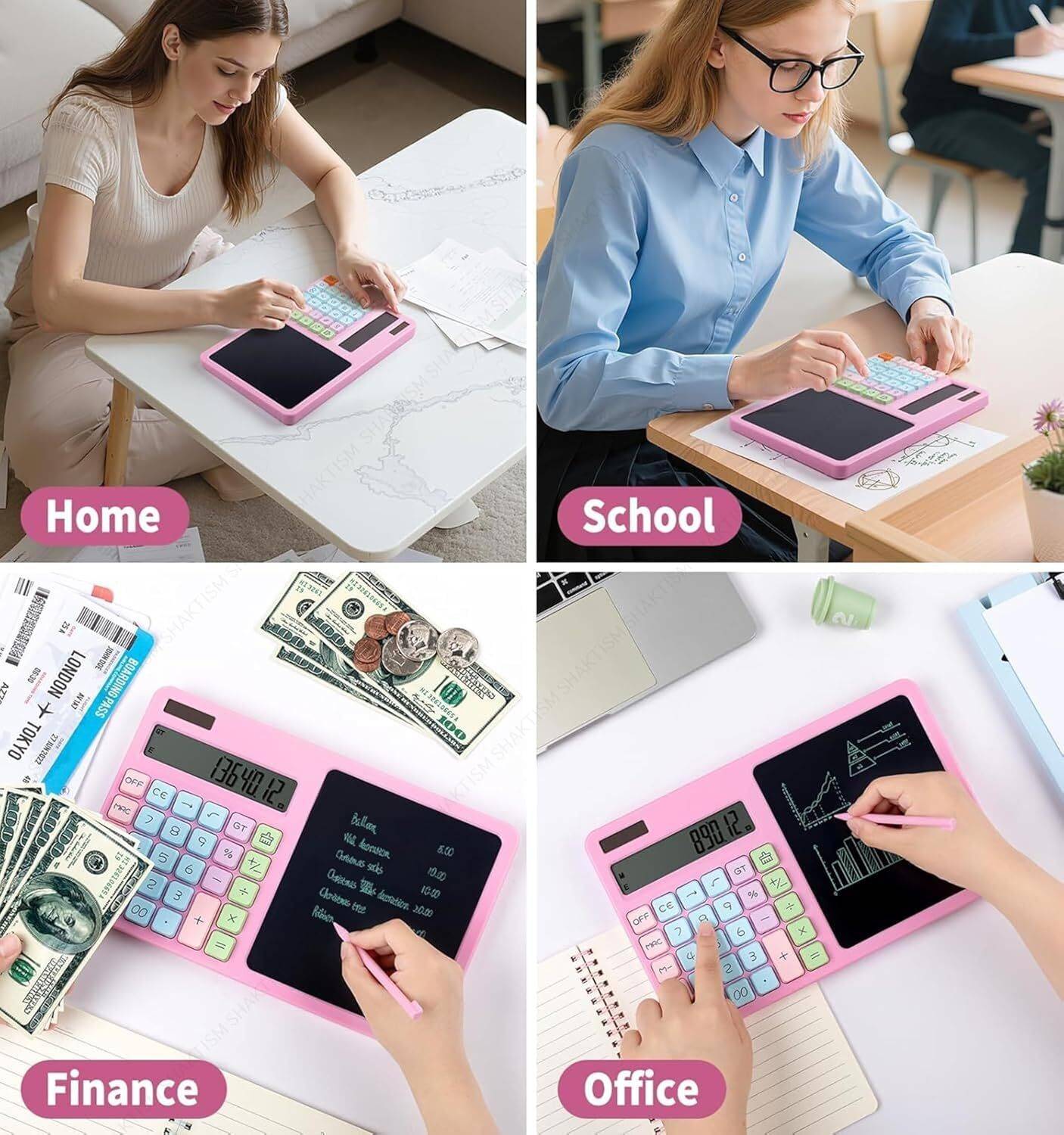 JUBSG 12 Inch LCD Writing Calculator Pad - Image 4