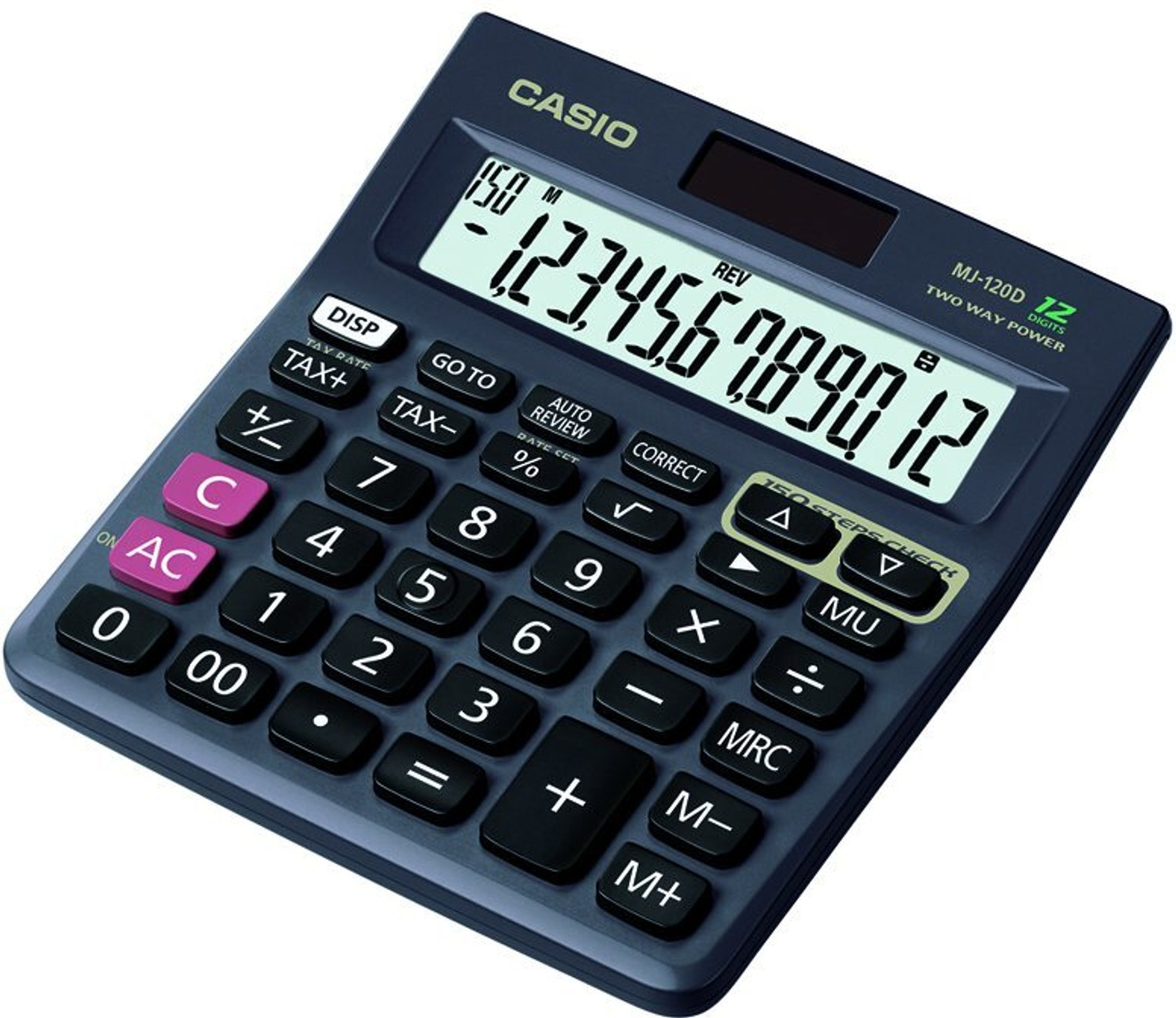 Image of bhaiji MJ-120D 150 Steps Check and Correct with Tax Keys Financial Calculator