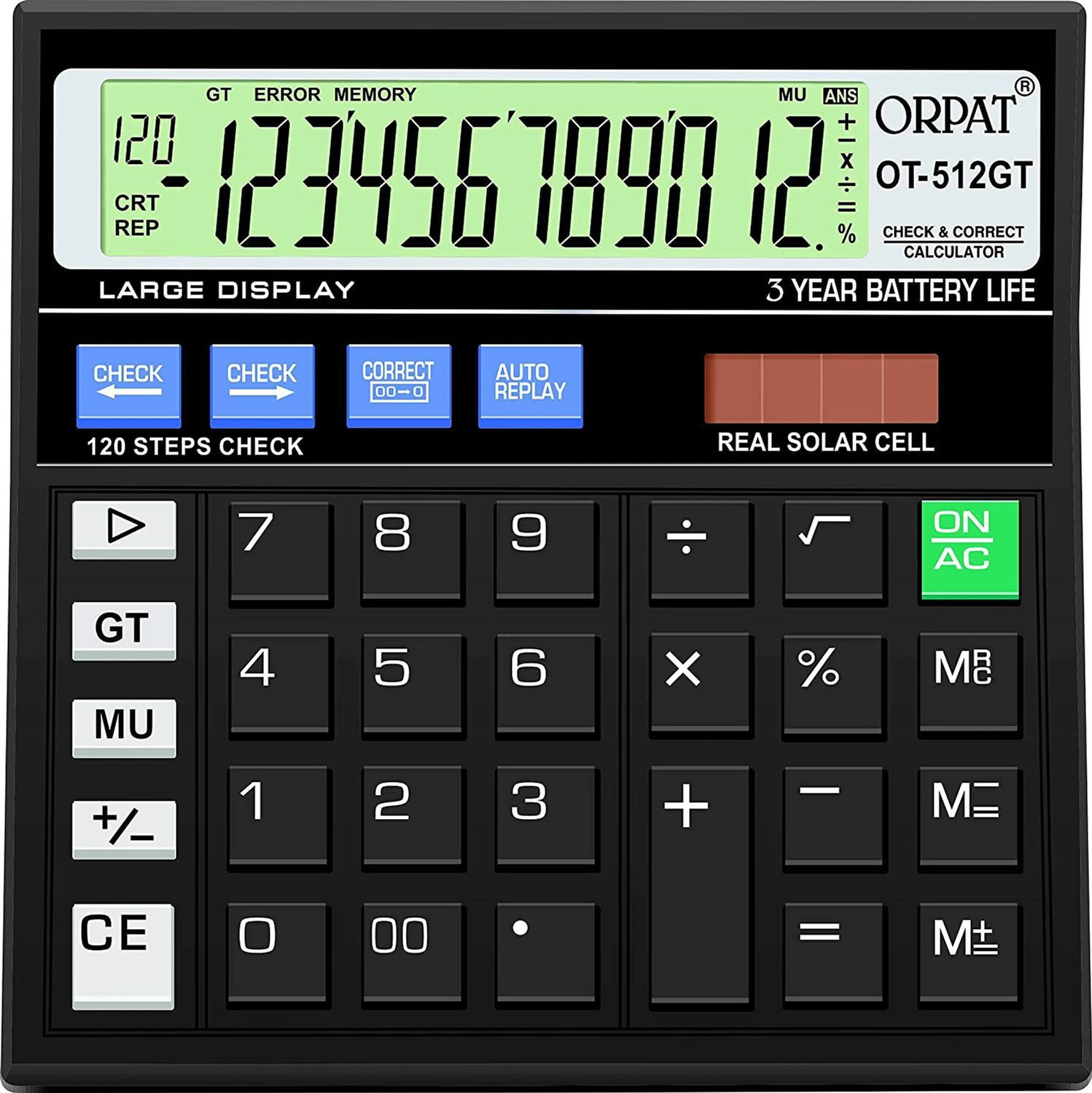 Image of ORPAT OT OT-512 ORPAT Basic Calculator