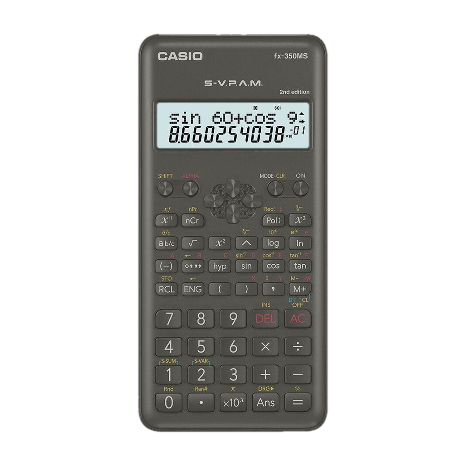 CASIO FX-350MS 2nd Edition Scientific Calculator - Image 1