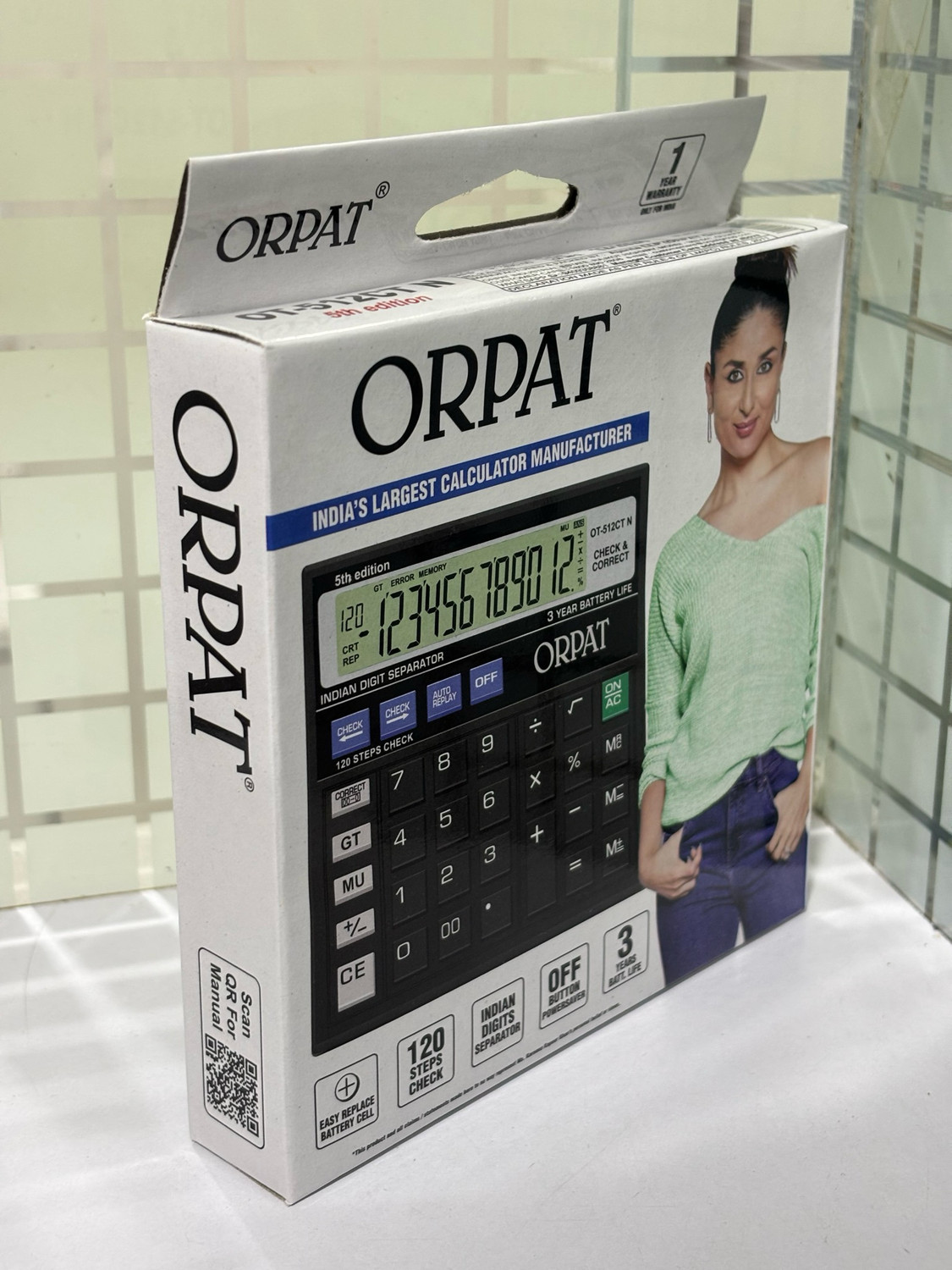 Image of ORPAT OT OT-512 ORPAT Basic Calculator