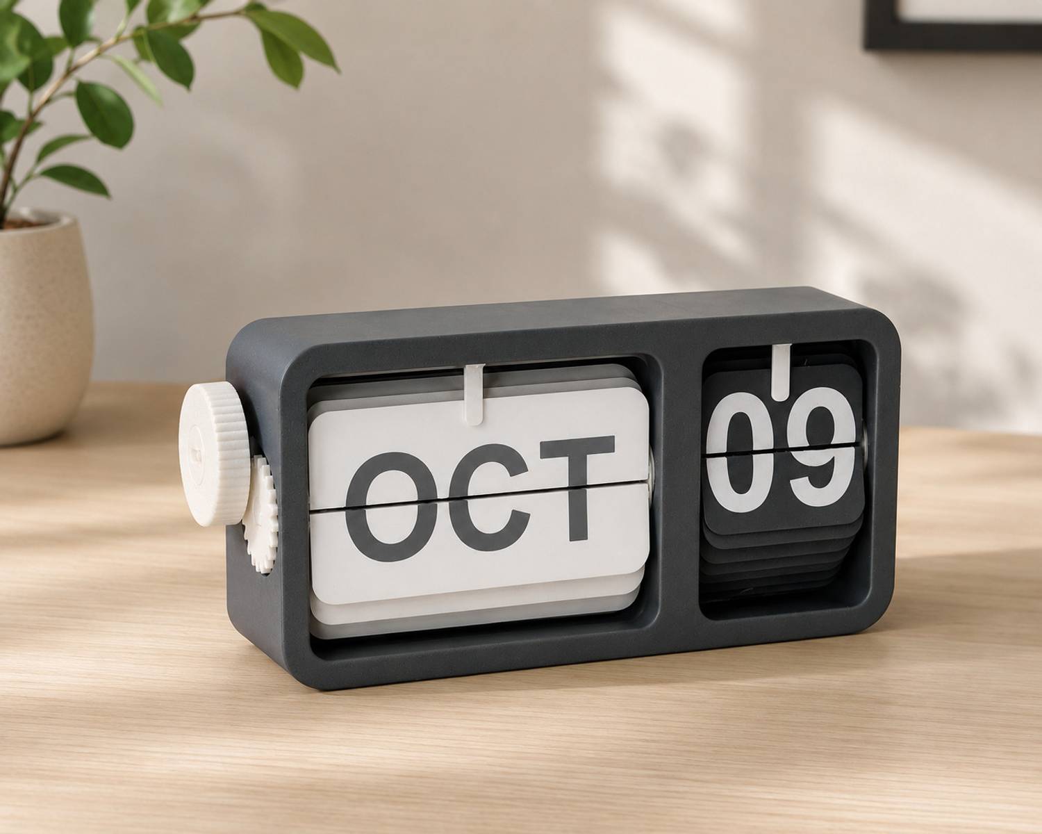 giftonique Flip Desk Calendar Gray - Image 2