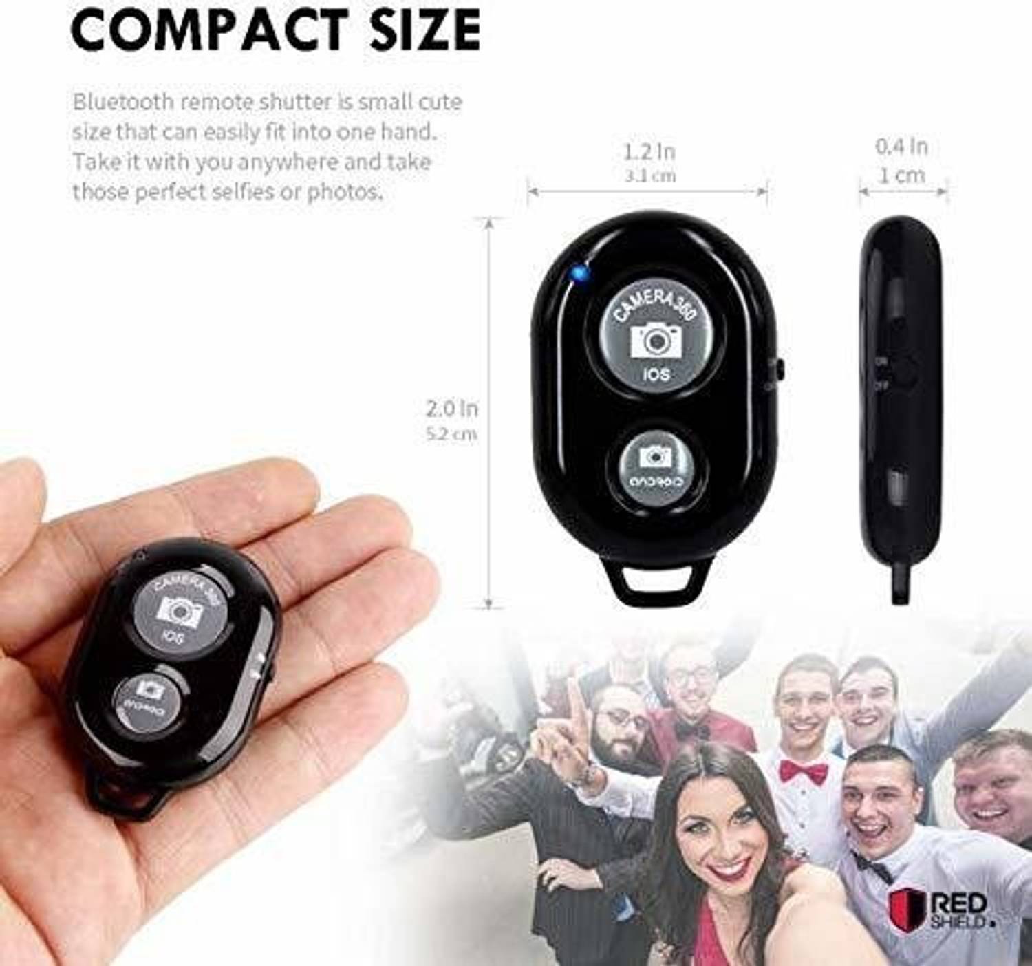 HSKK Bluetooth Selfie Clicker for Smartphones - Image 4