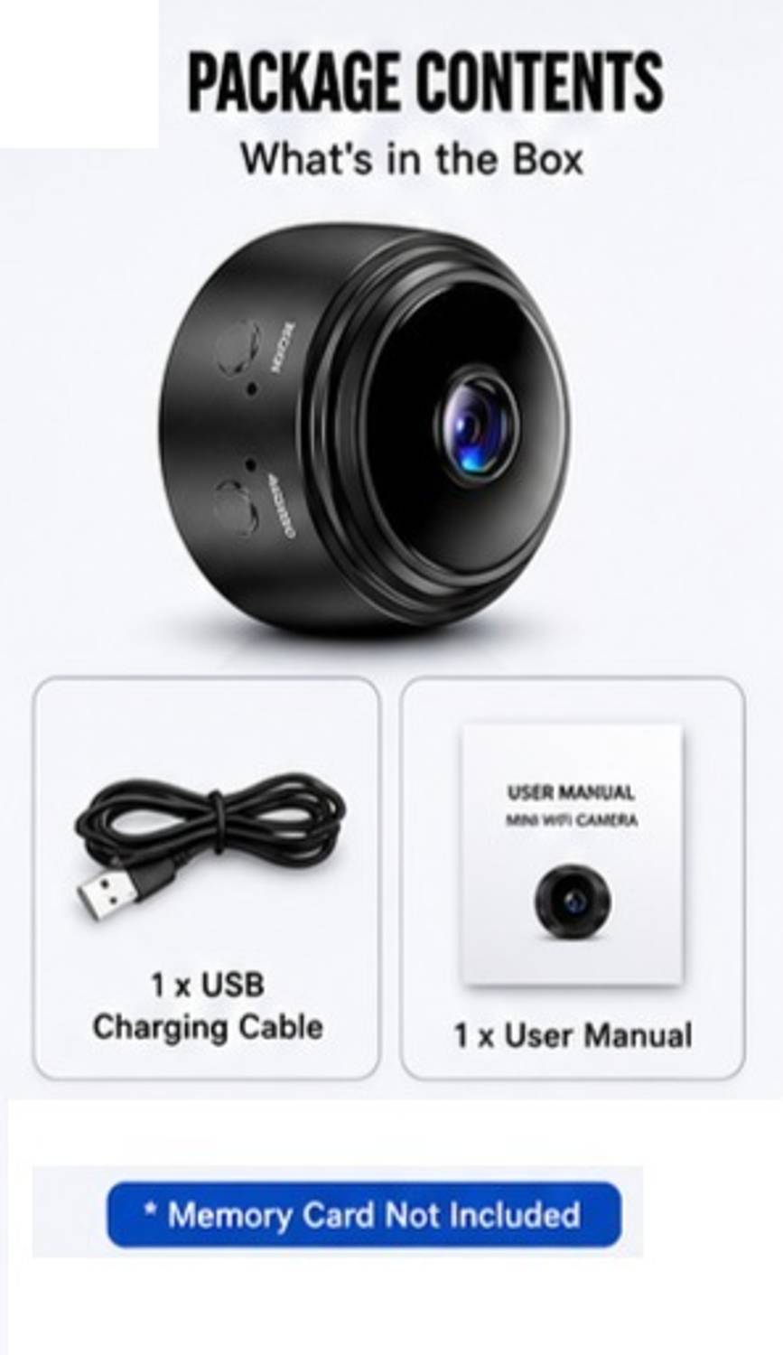 ओएसक्यूडी Mini Wireless CCTV Camera 1080P - Image 4