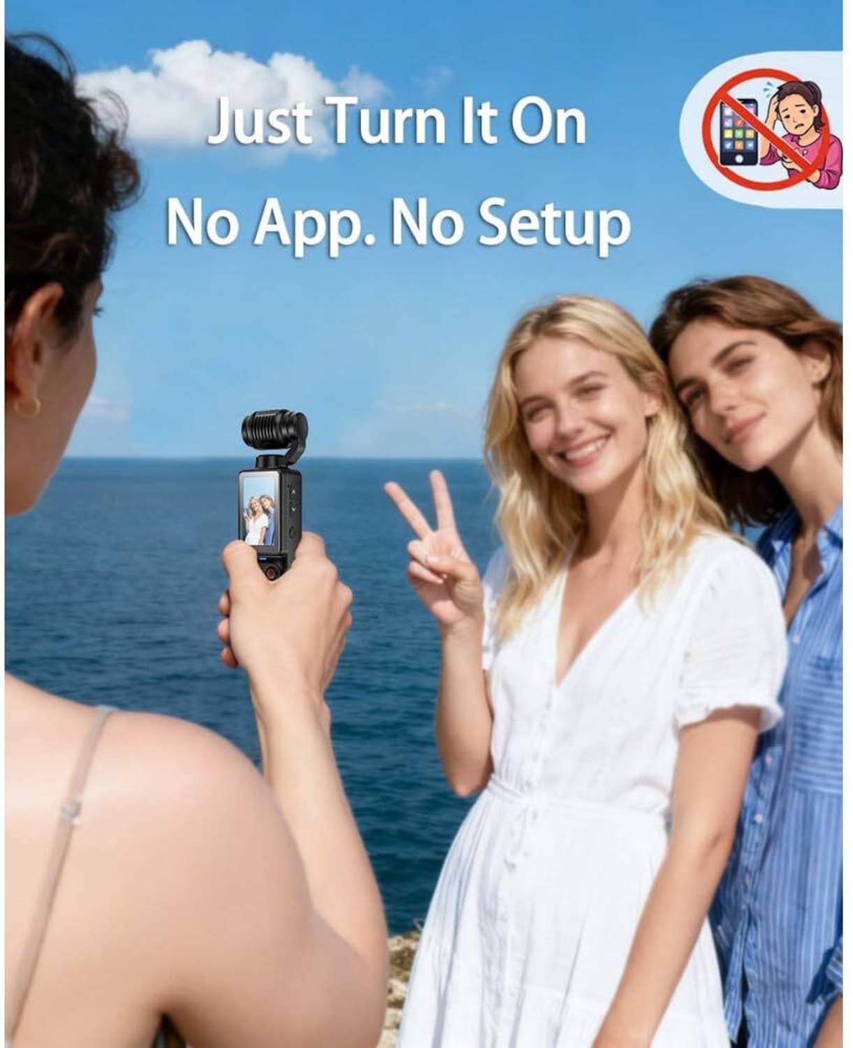 Maizic Smarthome Q7 2.5K Vlogging Camera - Image 3