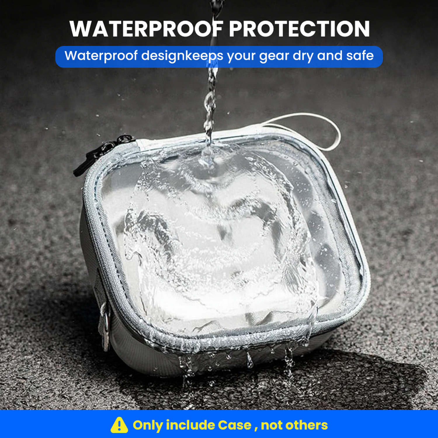 Image of gustave Drone Travel Bag Case for Waterproof Clear Carry Organizer Camera Bag