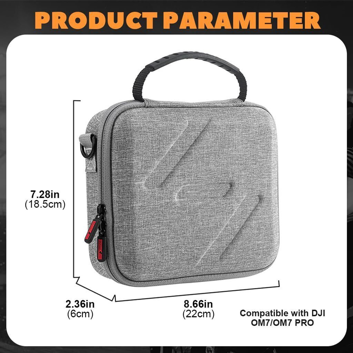 Image of gustave Osmo Mobile 7P Carry Case Portable Shoulder Bag for DJI Gimbal Dark Grey Camera Bag