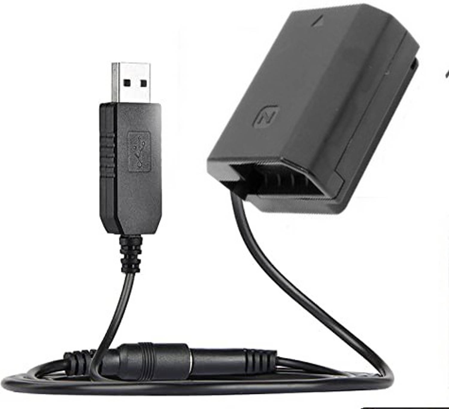 IJJA NP-Fz100 Dummy Battery Power USB Adapter Cable Compatible