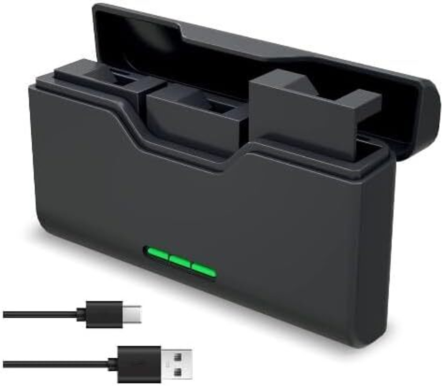 Image of Power Smart 3-Channel USB Charger for GoPro Hero 11 /10 /9 /8 /7 /6 /5 Battery with Type-C Cord Camera Battery Charger