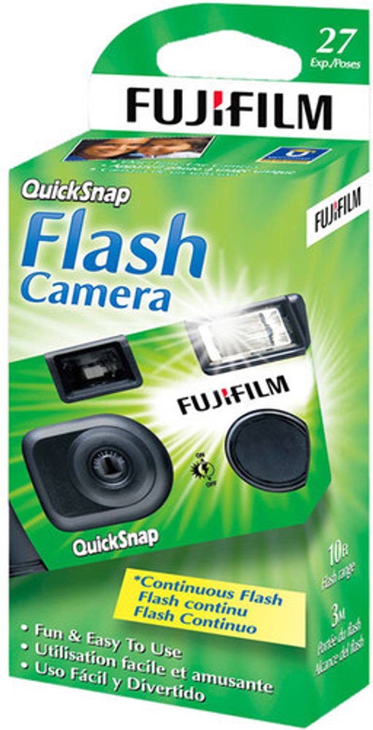 FUJIFILM QuickSnap Flash 400 One-Time-Use Disposable Camera with