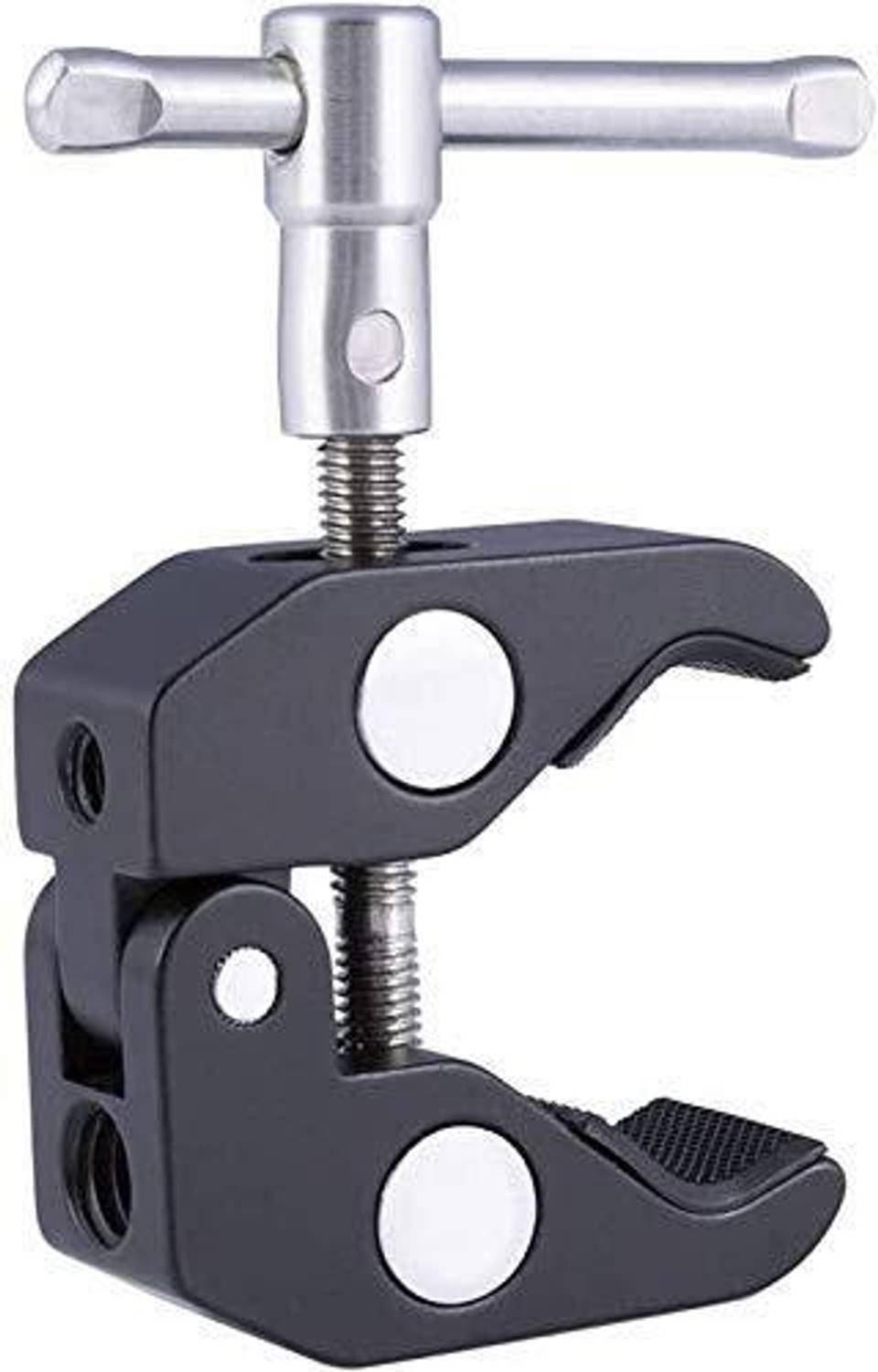 girik Super Clamp Magic arm Adjustable Arm 1/4" Tripod Screw for DSLR Camera 1/4 Thread Cameras Lights Umbrellas Hooks Shelves Plate Glass, Cross Bars etc Rotating Flash Bracket