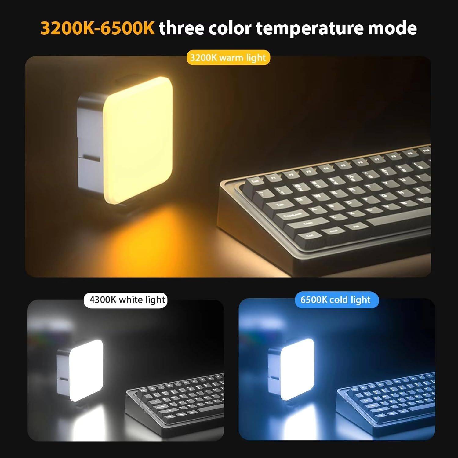 Worricow Mini RGB Led Selfie Video Light - Image 4