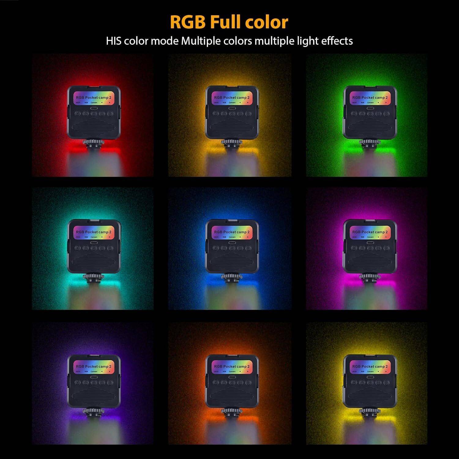 Worricow Mini RGB Led Selfie Video Light - Image 5