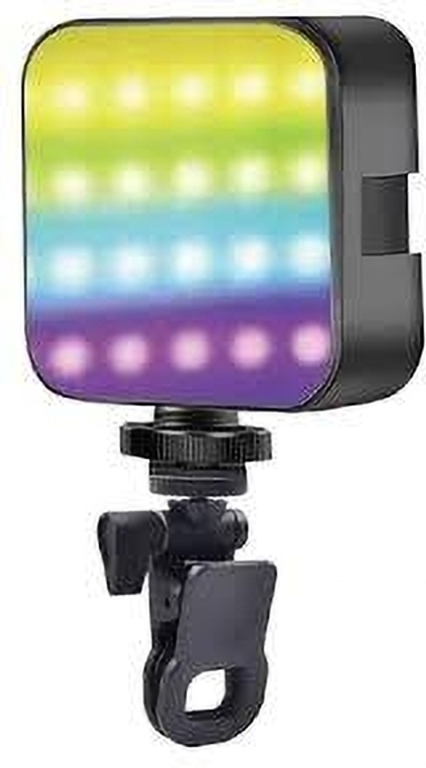 Image of ZIRAK Pocket Size RGB LED Video Light | Rechargeable Camera Light for Creators 800 lx Camera LED Light (Batteries Included)