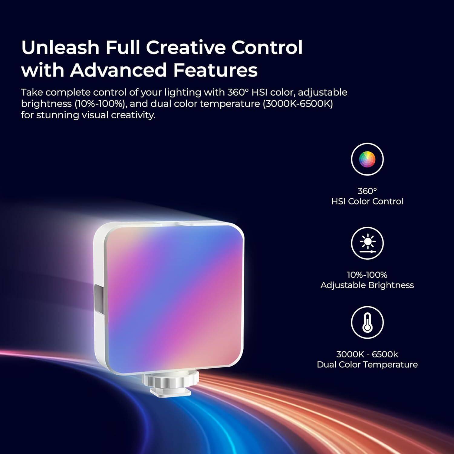 DIGITEK LED-D6W RGB LED Light - Image 2