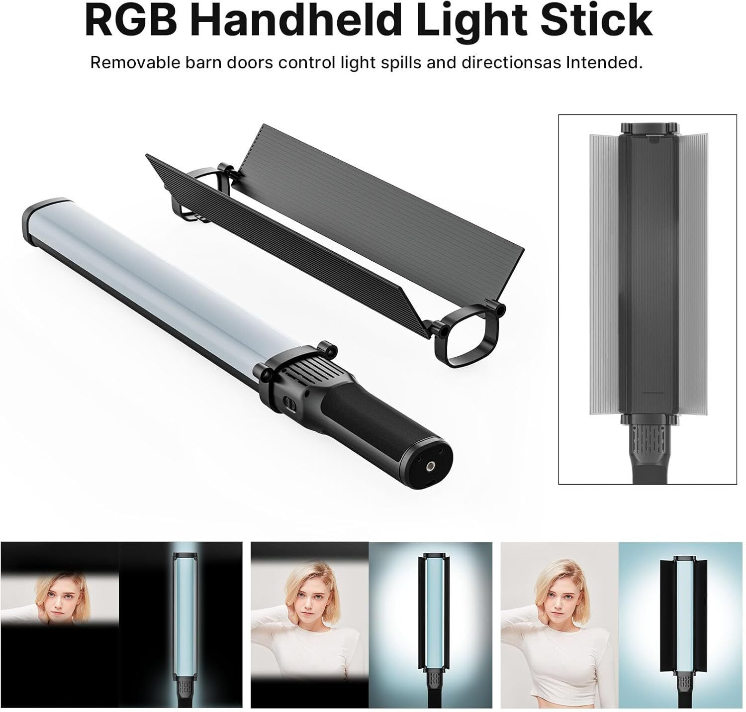 Image of Czech New-RGB LED Light Stick Wand In Good Qualilty XOK17 5800 lx Camera LED Light