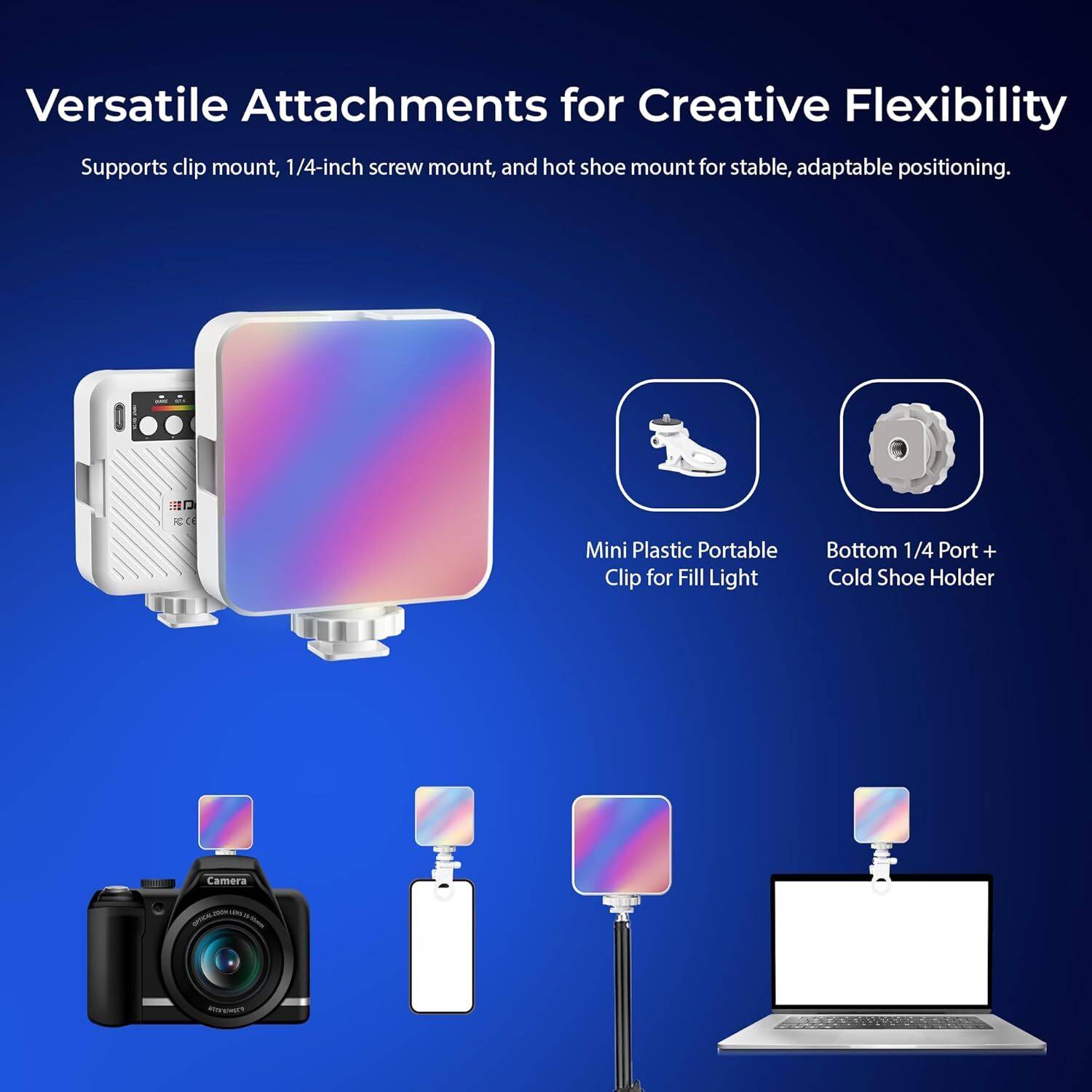 DIGITEK LED-D6W RGB LED Light - Image 3