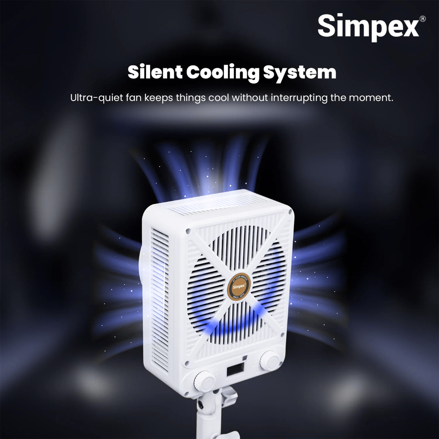 Image of Simpex SCL 360W Bi Colour Continuous LED Light With Bowens Mount For Photography. 27800 lx Camera LED Light