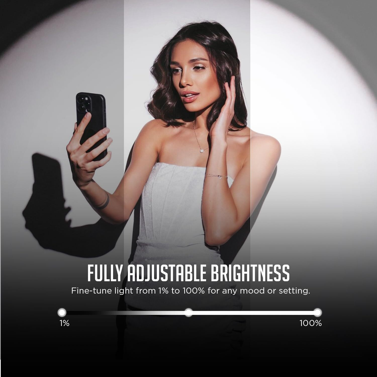 Image of Hiffin G-Flash RGB LED Light - 7500mAh, 4 Modes, 20 Filters, Perfect for Creators! 1620 lx Camera LED Light