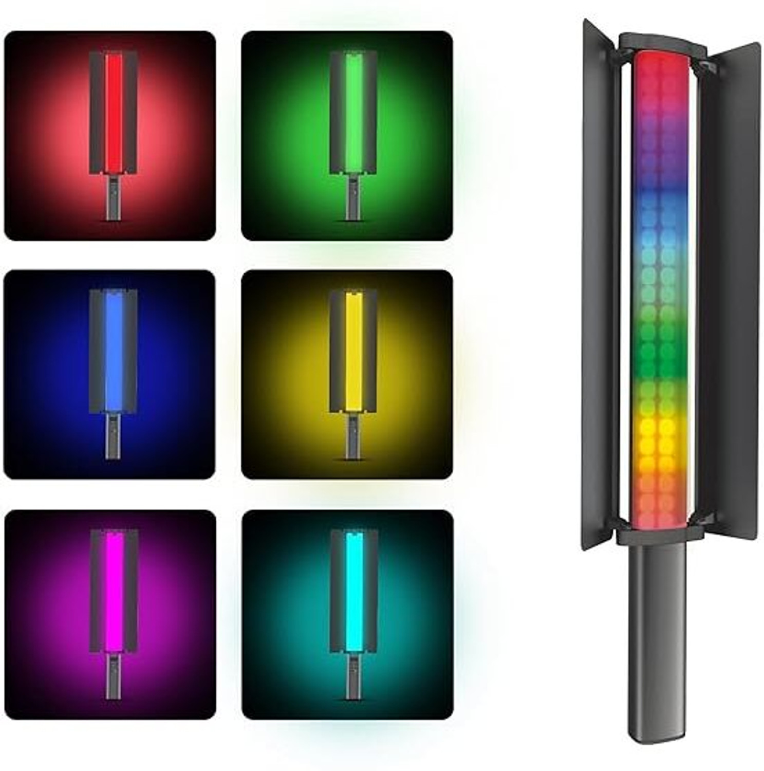 Image of DIGITEK DSL 550 RGB 70W Portable Handheld RGB LED Light Wand, 6000 Lux Video Tube Light 6000 lx Camera LED Light