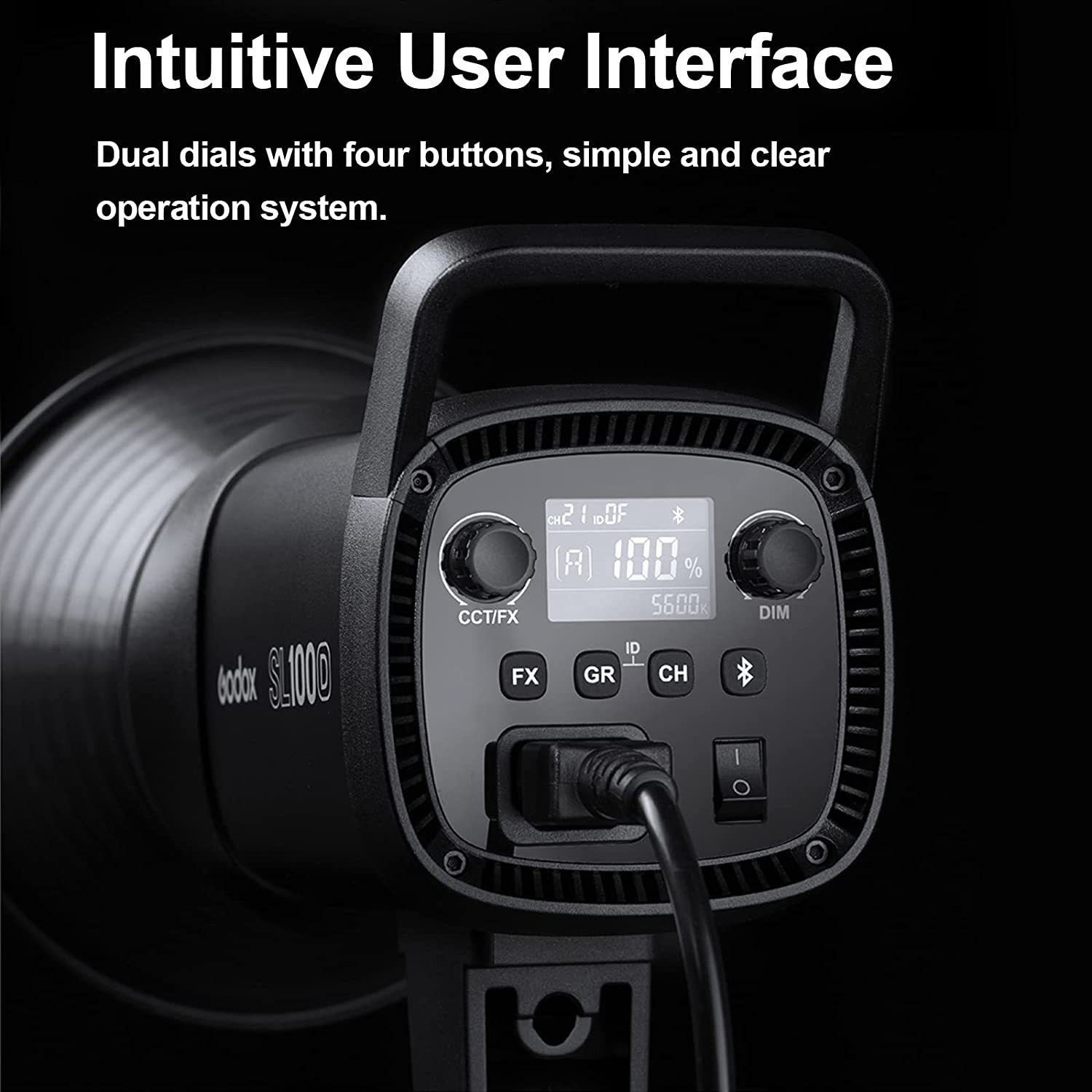 Image of GODOX SL100BI 32100 lx Camera LED Light
