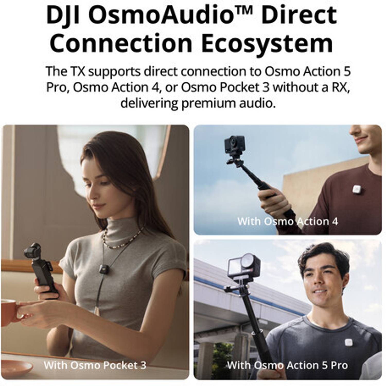 DJI Mic Mini Clip-On Transmitter Black - Image 4