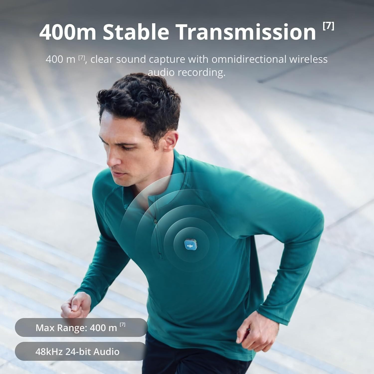 Image of dji Wireless Microphone Mini 2 with Charging Case, Noise Cancelling & 400m Range Camera Microphone