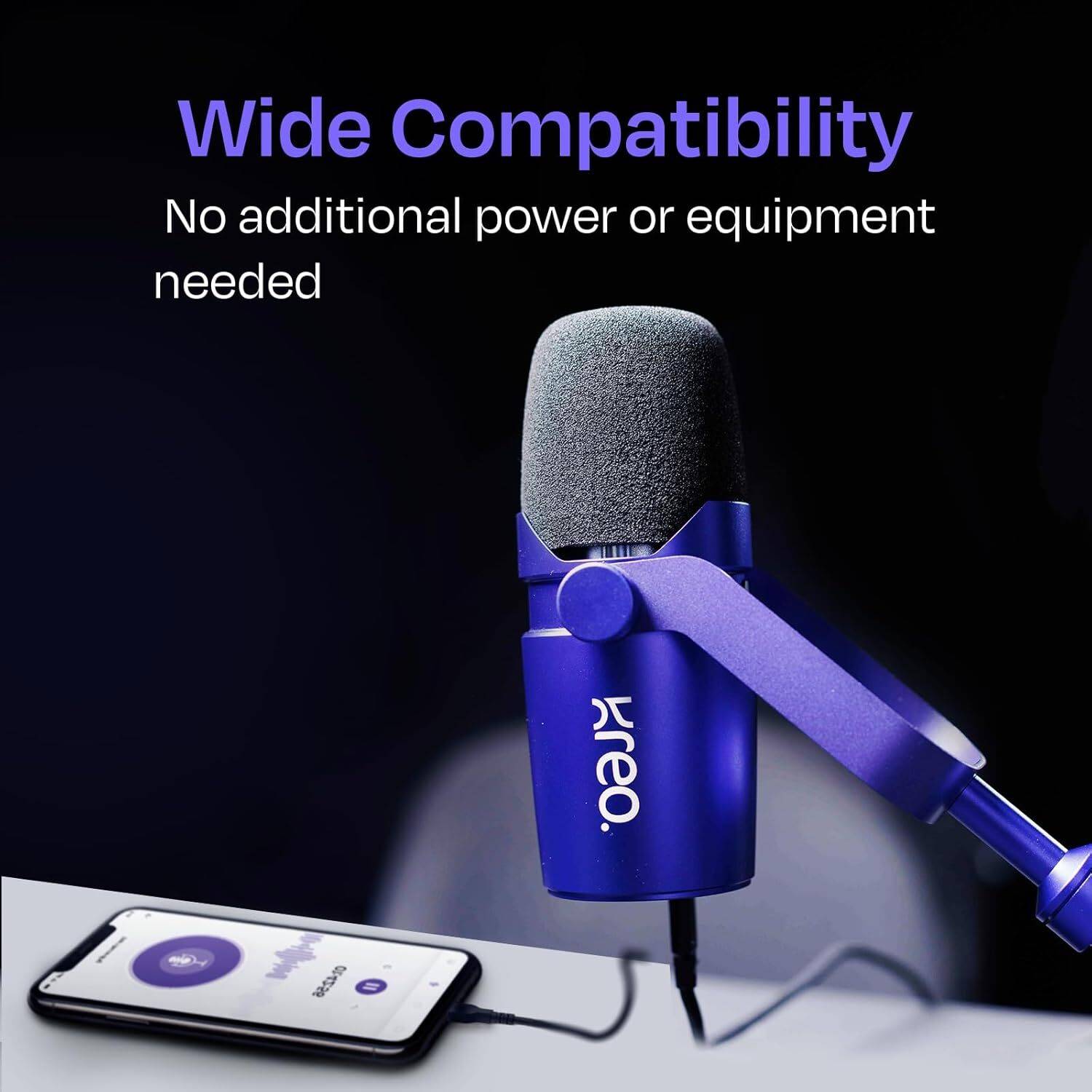 Kreo Kast Professional Dynamic Cardioid Microphone - Image 5