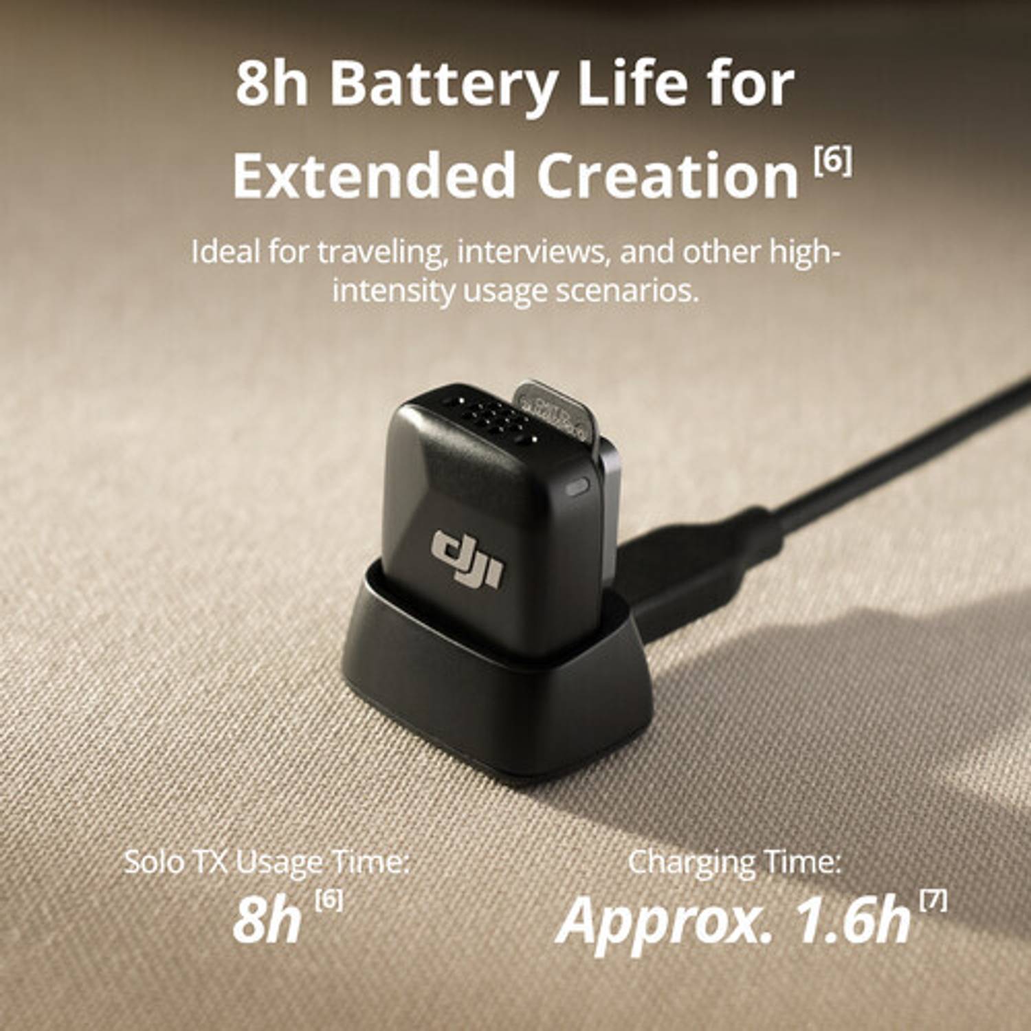 DJI Mic Mini Clip-On Transmitter Black - Image 3