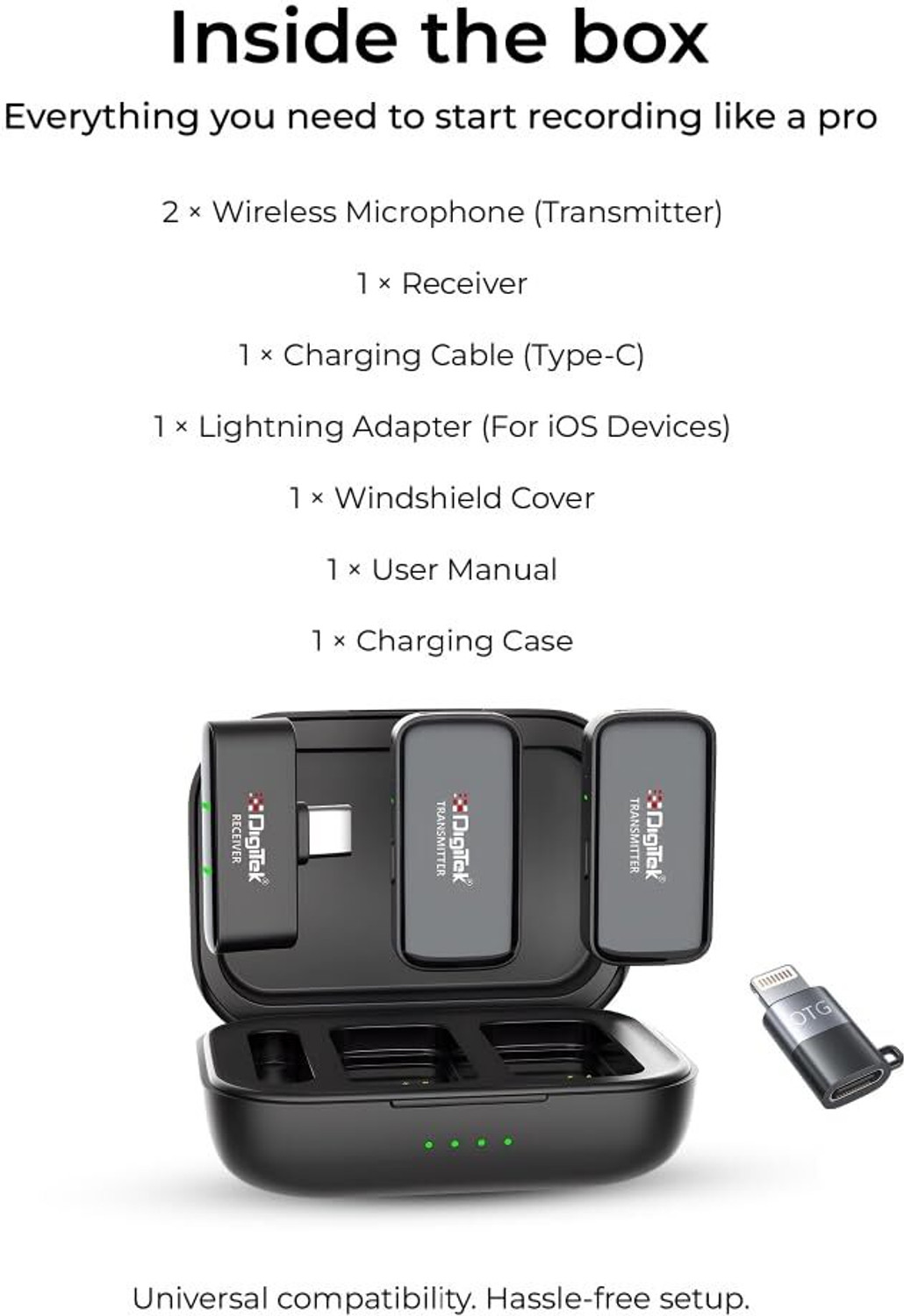 Image of DIGITEK DWM 120 Camera Microphone