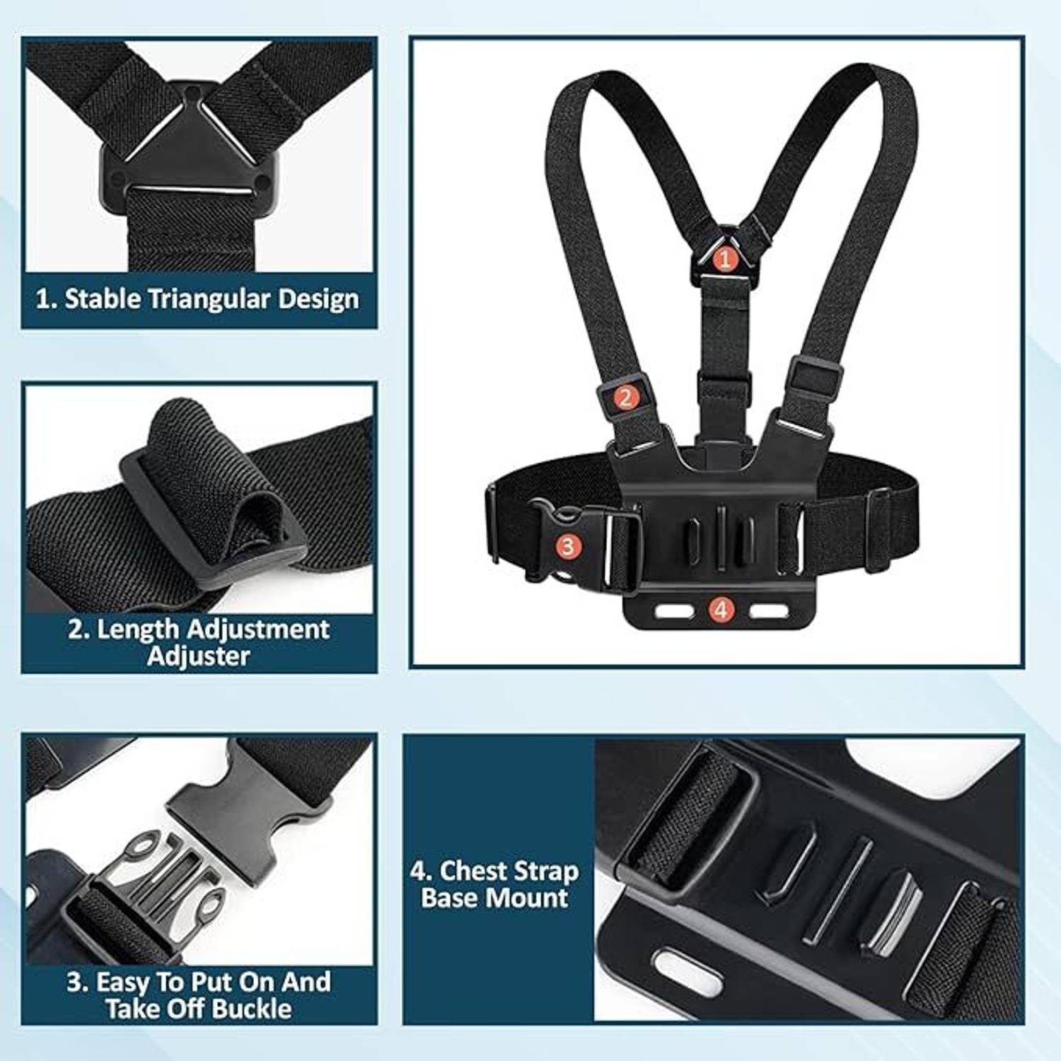 PICPRO Body Strap Camera Mount Black - Image 3
