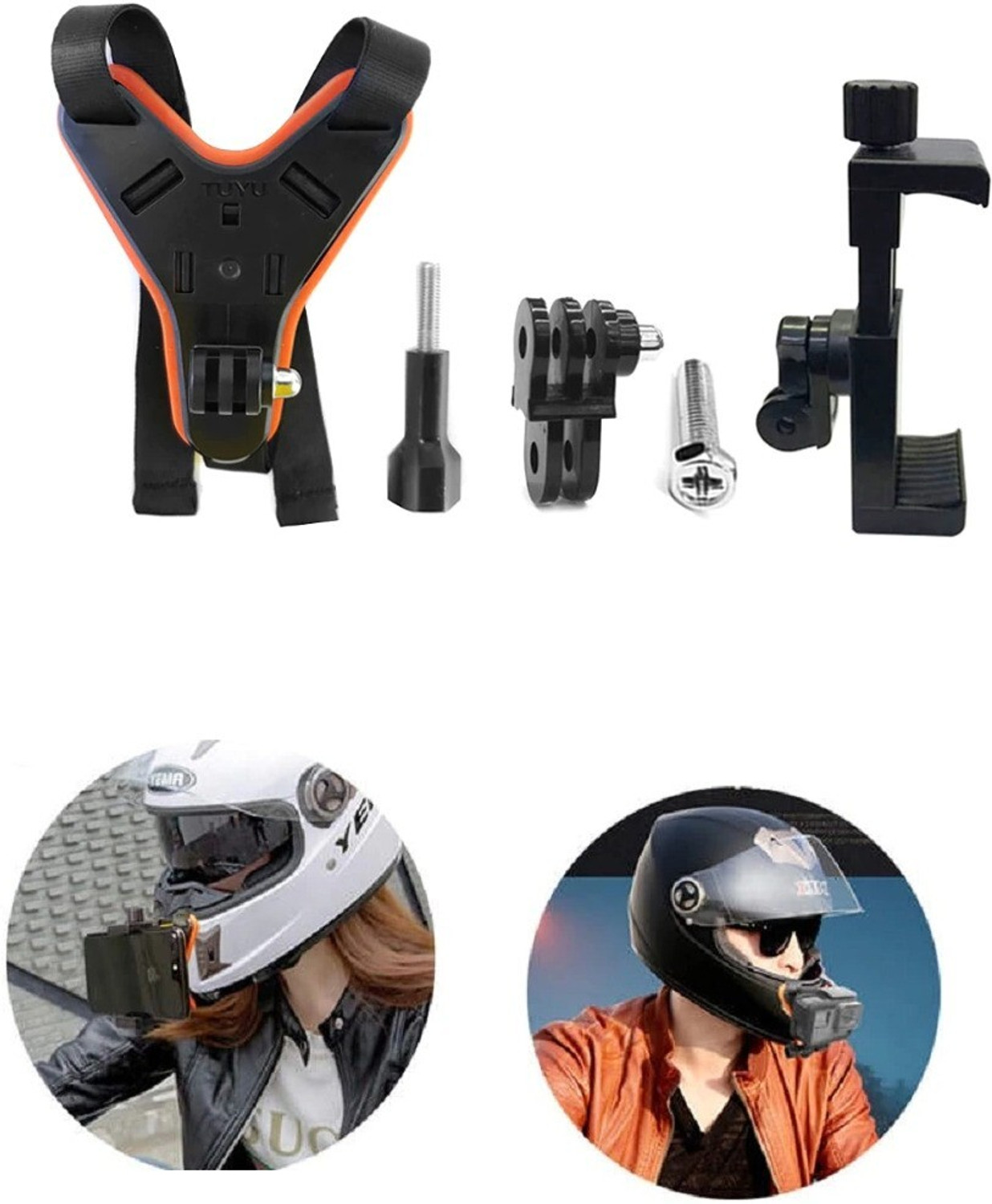 Image of KGMZONE Helmet Jaw Clamp Camera Mount
