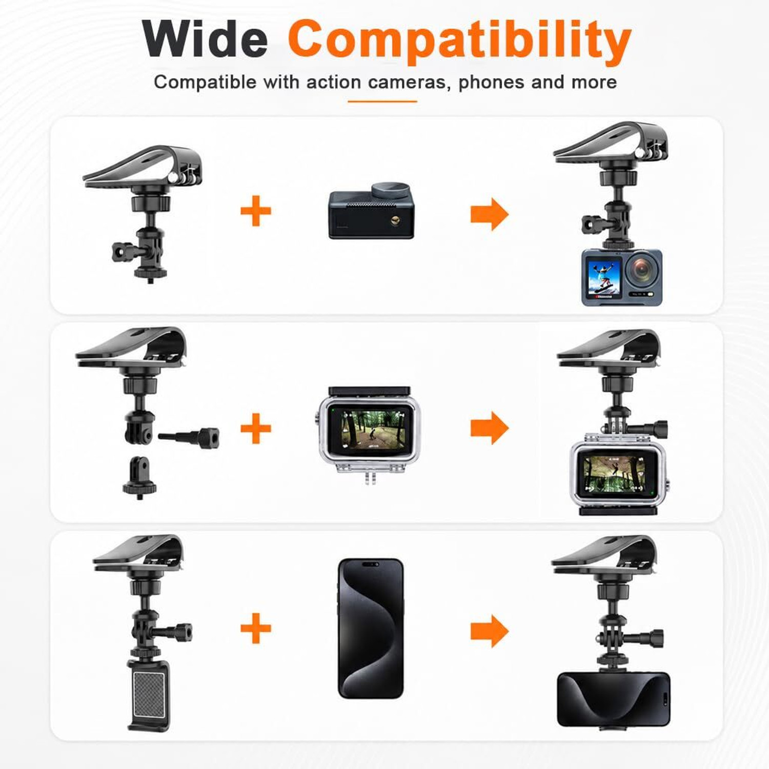 Image of ZITRONIX Bendable Neck Grip Camera Mount